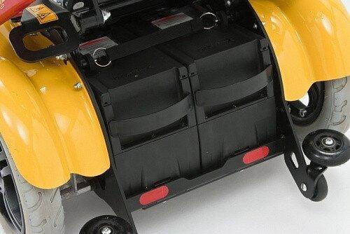 Кресло-коляска Отто Бокк Skippy с электроприводом (32 см, серебряный металлик) — фото 2